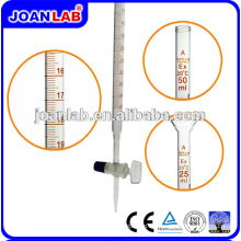 JOAN Cristalería de laboratorio de alta calidad 10 / 25ml Bureta ácida (clase a)